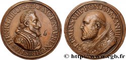 HENRI IV LE GRAND Médaille, Henri IV et Clément VIII TTB+
