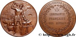 TROISIÈME RÉPUBLIQUE Médaille, Compagnie française des métaux