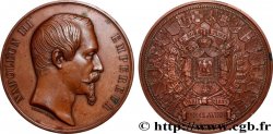SECOND EMPIRE Médaille, Exposition universelle, Agriculture, Industrie et Beaux-Arts