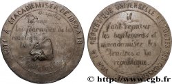 SECOND REPUBLIC Médaille, Propagande républicaine