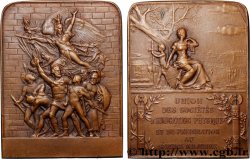 TROISIÈME RÉPUBLIQUE Plaquette, Union des Sociétés d’éducation physique et de préparation au service militaire