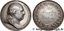 LOUIS XVIII Médaille, Mariage Langlois et Poitevin