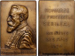 TERCERA REPUBLICA FRANCESA Plaquette, Hommage au Professeur Pierre Sebileau