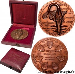 ESTADOS DE ÁFRICA DEL OESTE Médaille, Traité des accords de coopération, Banque Centrale des États de l Afrique de l Ouest