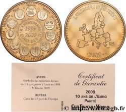 V REPUBLIC Médaille, Essai, 10 ans de l’Euro, 1999-2009