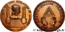 V REPUBLIC Médaille, Centenaire des lois scolaires et laïques