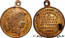 TROISIÈME RÉPUBLIQUE Médaille, Concours de musique