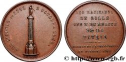 LOUIS-PHILIPPE Ier Médaille, Inauguration de la colonne à la déesse
