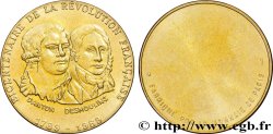 FUNFTE FRANZOSISCHE REPUBLIK Médaille, Bicentenaire de la Révolution Française
