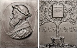 SWITZERLAND Plaquette, Jean Calvin, Institution de la religion chrétienne
