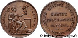 DEUXIÈME RÉPUBLIQUE Médaille, Comité provisoire de Lyon