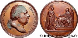 LOUIS XVIII Médaille, Charte constitutionnelle