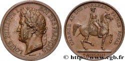 LOUIS-PHILIPPE Ier Médaille, L’armée au Duc d’Orléans, prince royal