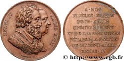 LOUIS XVIII Médaille, Rétablissement de la statue de Henri IV le 28 octobre 1817