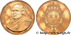 COLLECTION ROIS & REINES DE FRANCE Médaille, Louis XVIII