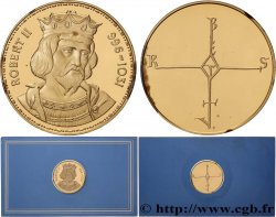 COLLECTION ROIS & REINES DE FRANCE Médaille, Robert II 
