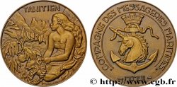 QUARTA REPUBBLICA FRANCESE Médaille, Compagnie des messageries maritimes, Tahitien SPL