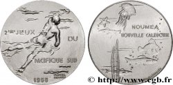 QUINTA REPUBBLICA FRANCESE Médaille, Le nageur, 2e jeux du Pacifique Sud SPL