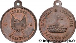 DEUXIÈME RÉPUBLIQUE Médaille, Journées de février