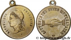 DRITTE FRANZOSISCHE REPUBLIK Médaille, Souvenir des fêtes mutualistes