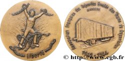 CINQUIÈME RÉPUBLIQUE Médaille, Association française des déportés évadés des trains de déportation