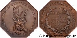 III REPUBLIC Médaille, Société Centrale des Chasseurs contre le braconnage AU