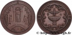SECOND EMPIRE Médaille de Baptême, Communion et Confirmation