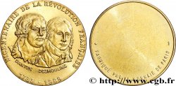 FUNFTE FRANZOSISCHE REPUBLIK Médaille, Bicentenaire de la Révolution Française