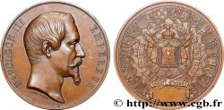 SECOND EMPIRE Médaille, Exposition universelle, Agriculture, Industrie et Beaux-Arts TTB