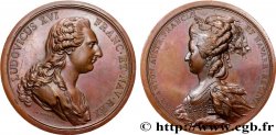 LOUIS XVI Médaille, Louis XVI et Marie-Antoinette TTB+/SUP