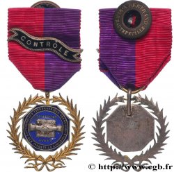 ALGÉRIE - TROISIÈME RÉPUBLIQUE Médaille, Fédération Typographique Française et des industries similaires TTB+