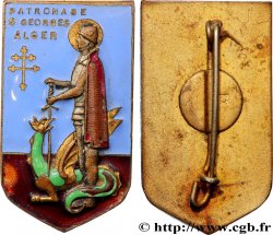 ALGÉRIE - TROISIÈME RÉPUBLIQUE Insigne, Patronage de Saint Georges TTB+