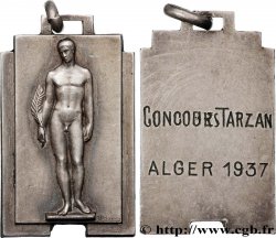 ALGÉRIE - TROISIÈME RÉPUBLIQUE Médaille, Concours Tarzan TTB+