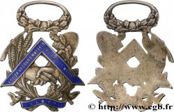 ALGÉRIE - TROISIÈME RÉPUBLIQUE Médaille, Société de secours mutuels des Arts et Métiers TTB