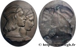 ART, PAINTING AND SCULPTURE Plaque, Raphaël et la Fornarina BB