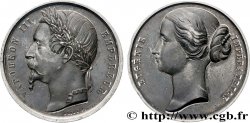 SECOND EMPIRE Médaille, Couple impérial XF