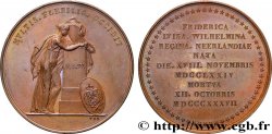 KINGDOM OF THE NETHERLANDS - WILLIAM I Médaille, Décès de Frederika Louisa Wilhelmina