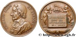 LOUIS XV THE BELOVED Médaille, Armand du Plessis, cardinal, duc de Richelieu