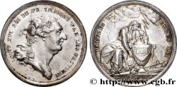 LOUIS XVI Médaille dénonçant la mort du roi le 21 janvier 1793