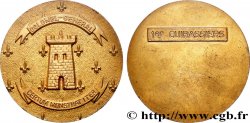 CINQUIÈME RÉPUBLIQUE Médaille, 1er régiment de cuirassiers