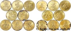 FUNFTE FRANZOSISCHE REPUBLIK Lot de 8 médailles, Musée de Versailles, Réalisé par total