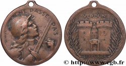 III REPUBLIC Médaille commémorative de la bataille de Verdun XF