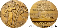 TROISIÈME RÉPUBLIQUE Médaille, Paquebot Colombie