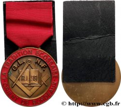 FREEMASONRY Médaille, Loge La tradition écossaise 
