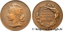 III REPUBLIC Médaille, Société française de sauvetage su sud-ouest 