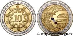 V REPUBLIC Médaille, 10 ans de l’Euro, Luxembourg