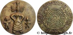INDE Médaille, 25ème anniversaire de l’UNICEF en Inde