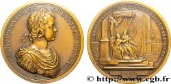 LOUIS XIV &nbsp;THE SUN KING&nbsp; Médaille, Régence d’Anne d’Autriche, refrappe