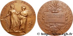 III REPUBLIC Médaille, Associations agricoles