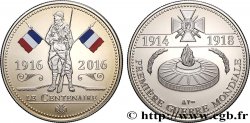 CINQUIÈME RÉPUBLIQUE Médaille commémorative, Centenaire de la Première Guerre Mondiale